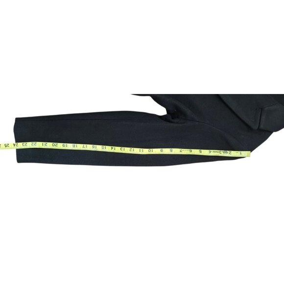 Armani Exchange Black Long Wool Blend Coat Tailored Button Front Women’s Size M - Picture 11 of 15